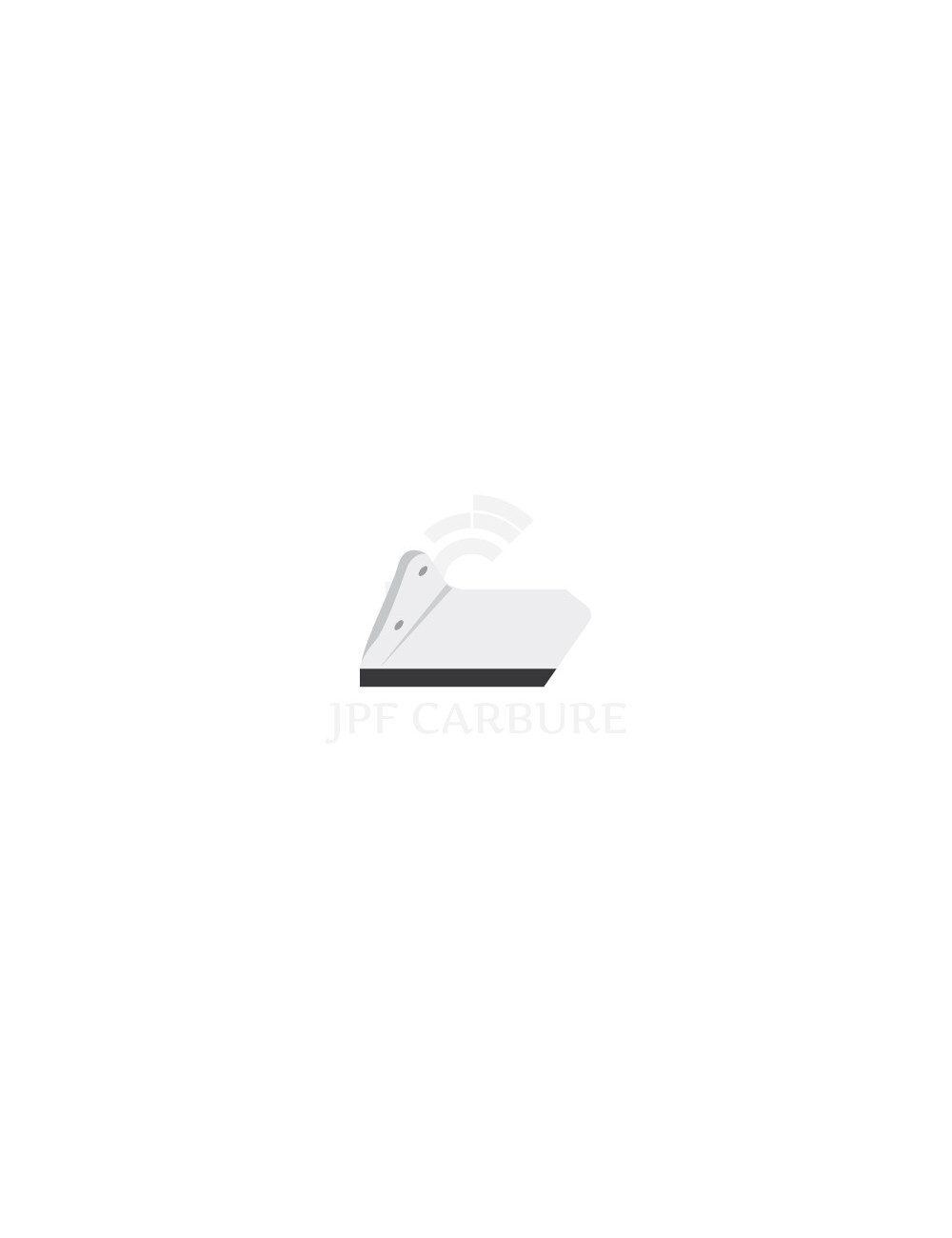 Aileron gauche de déchaumeur avec plaquettes carbure pour Delat Flex.