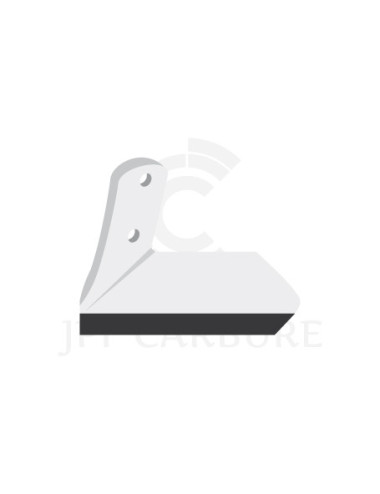 Aileron gauche de déchaumeur avec plaquettes carbure pour Cultimer.