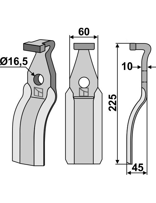 Dent rotative