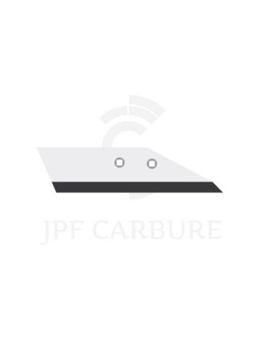 Aileron droite de déchaumeur avec plaquettes carbure pour CLM.