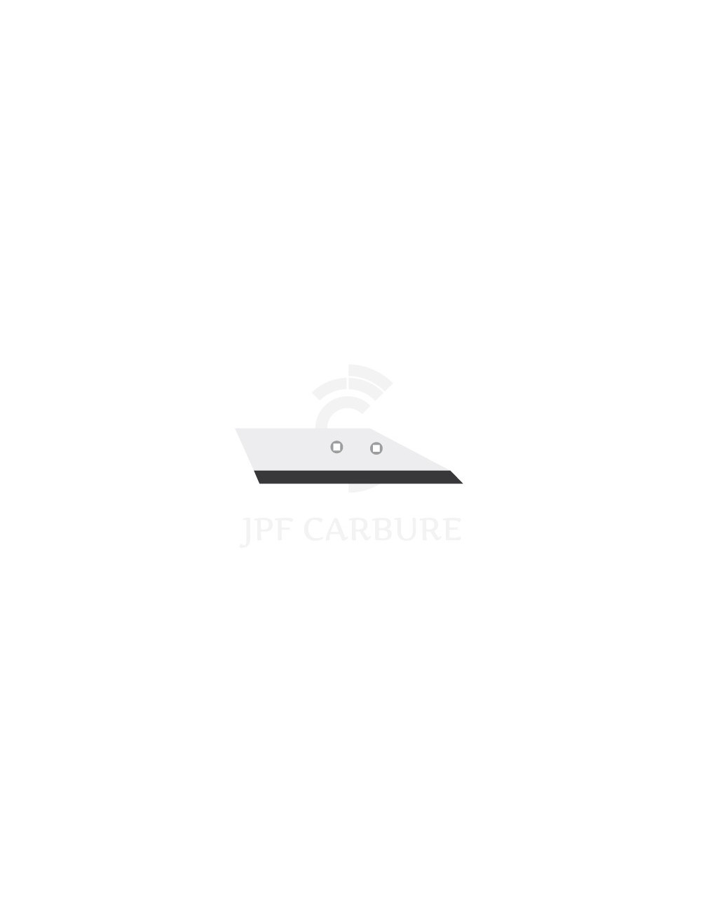 Aileron droite de déchaumeur avec plaquettes carbure pour CLM.