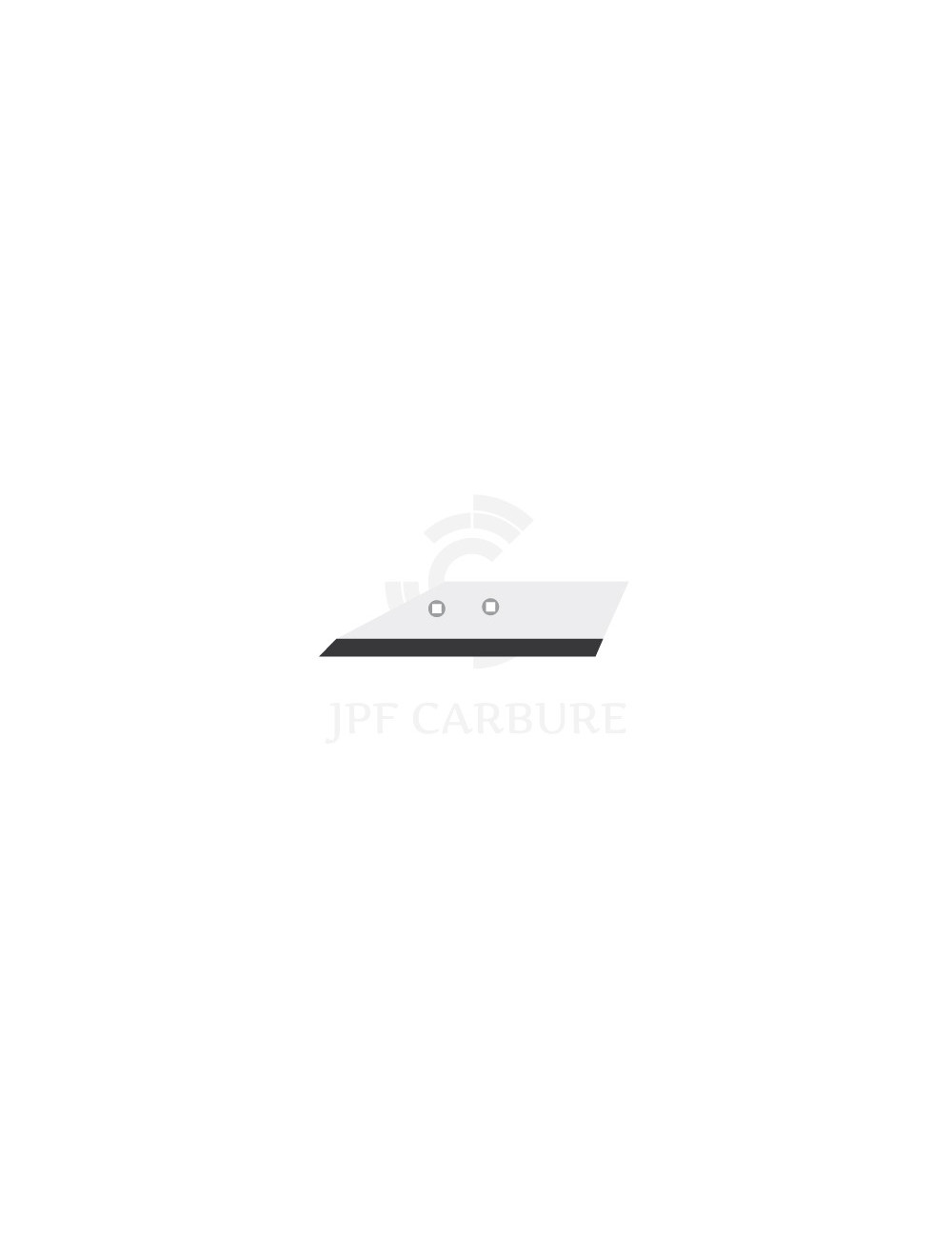 Aileron gauche de déchaumeur avec plaquettes carbure pour CLM.