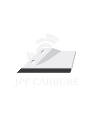 Aileron gauche de déchaumeur avec plaquettes carbure pour Thoriat.