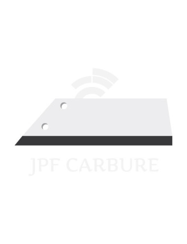 Aileron gauche de déchaumeur avec plaquettes carbure plat pour Smaragd.