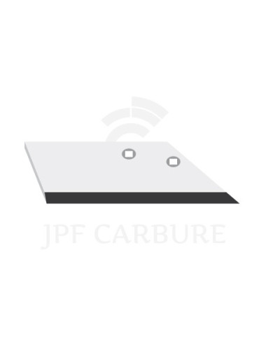 Aileron droite de déchaumeur avec plaquettes carbure pour Synkro.