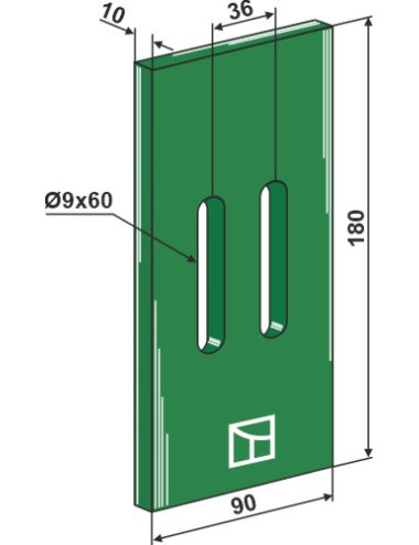 Racloir plastique Greenflex...