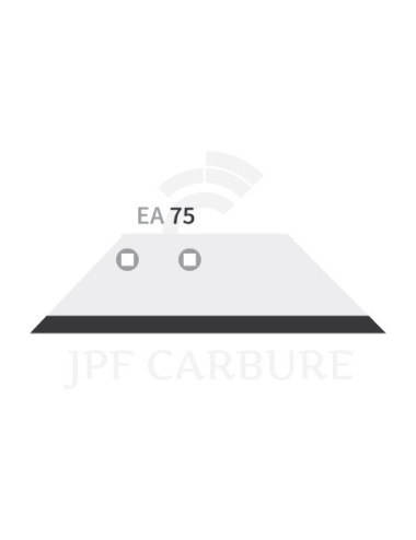 Aileron gauche de déchaumeur avec plaquettes carbure pour Blue Bird.