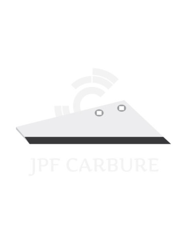 Aileron droite de déchaumeur avec plaquettes carbure pour Tukan FSH.