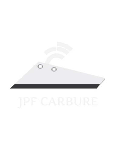 Aileron gauche de déchaumeur avec plaquettes carbure pour Tukan FSH.