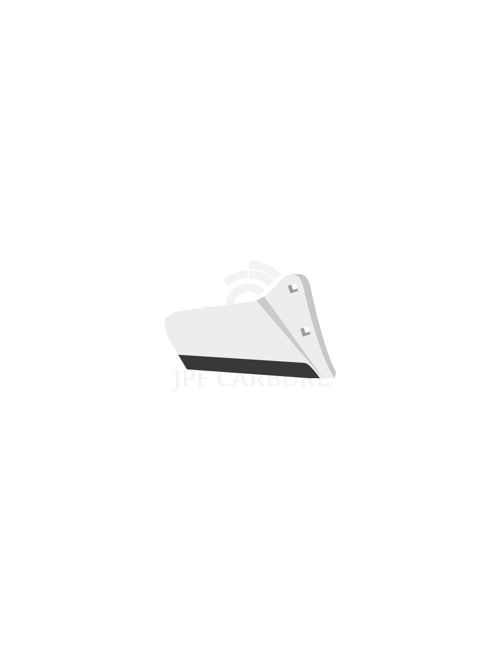 Aileron droite de déchaumeur avec plaquettes carbure adaptable