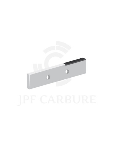 Couteau 2 trous avec plaquettes carbure pour épandeur.