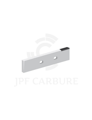 Couteau 2 trous avec 1 plaquette carbure pour épandeur.
