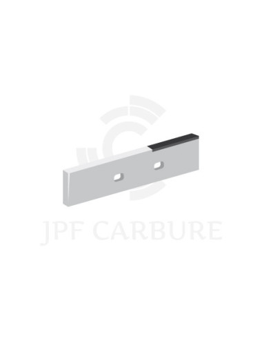 Couteau 2 trous avec 2 plaquettes carbure pour épandeur.
