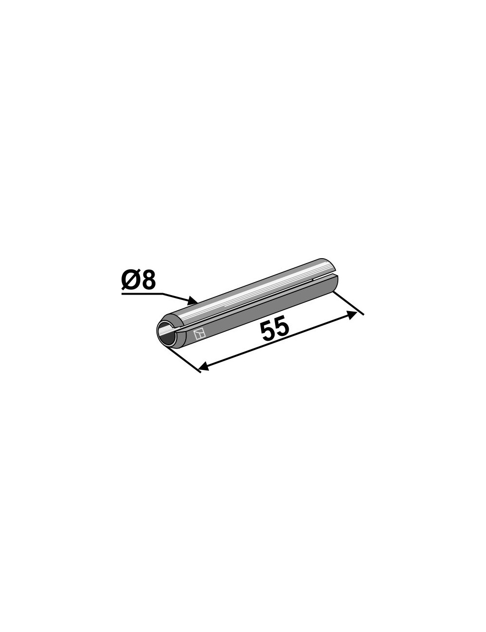 Goupille de serrage - Ø8x55