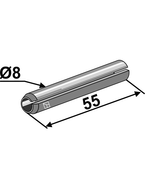 Goupille de serrage - Ø8x55