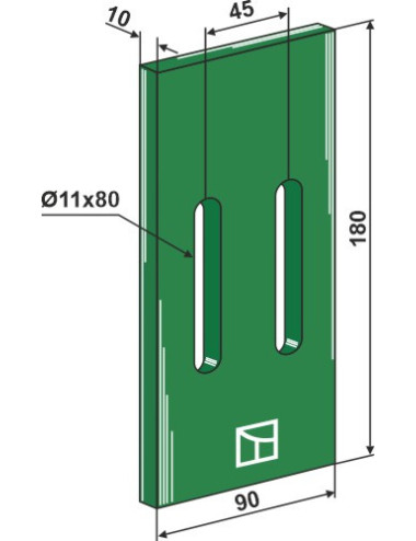 Racloir plastique Greenflex...