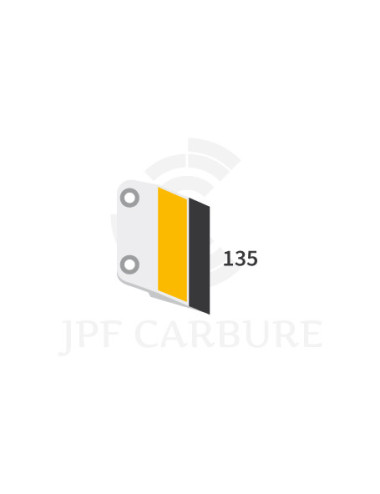 Bord d'attaque gauche 2 trous avec plaquettes carbure et rechargement.