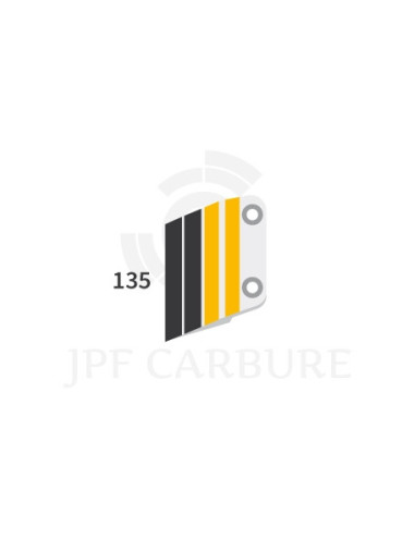 Bord d'attaque droite 2 trous avec plaquettes carbure, palettes arrière et rechargement.
