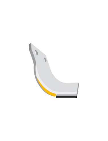 Aileron droite avec plaquettes carbure et rechargement pour Craker.