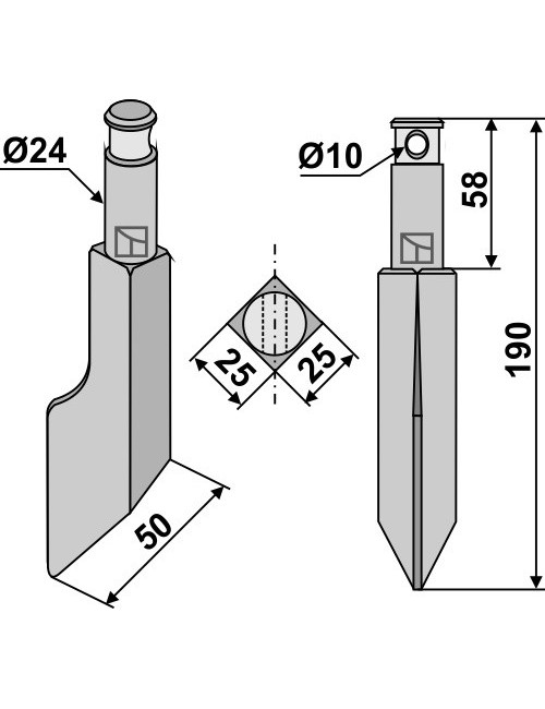 Dent rotative