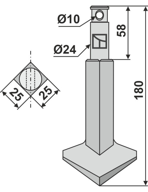 Dent rotative