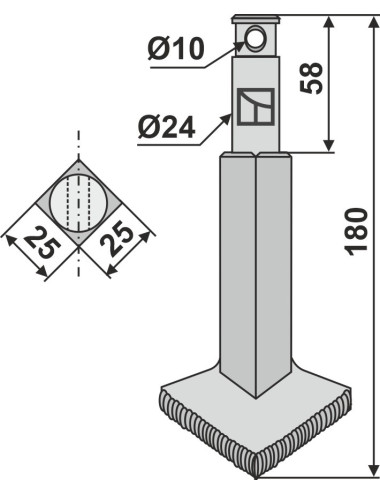 Dent rotative