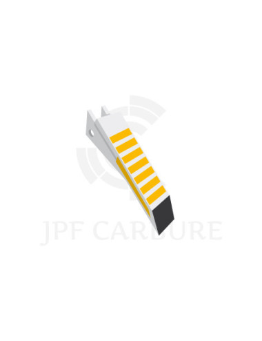 Sabot de décompacteur avec plaquettes carbure et rechargement, écartement 42 mm.
