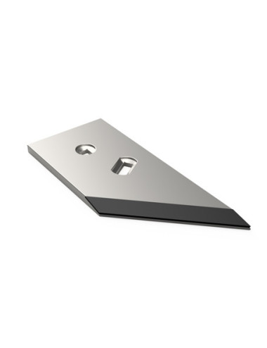 Aileron droite de déchaumeur avec plaquettes carbure pour Écomat.