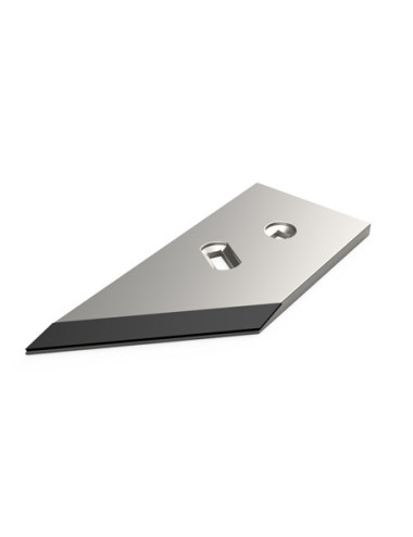 Aileron gauche de déchaumeur avec plaquettes carbure pour Écomat.