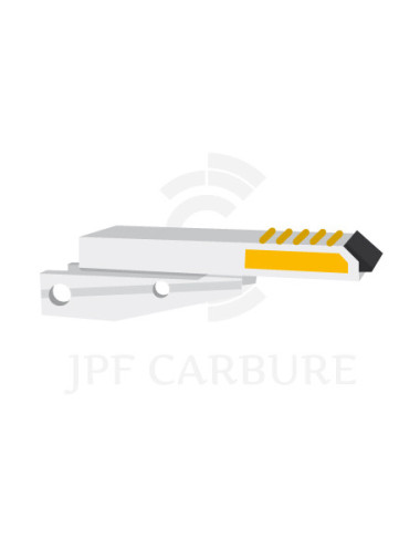 Sabot de décompacteur avec plaquettes carbure et rechargement.