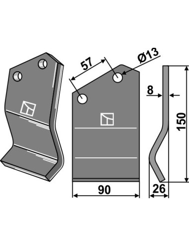 Dent rotative