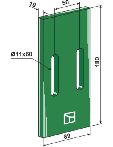 Racloir plastique Greenflex...