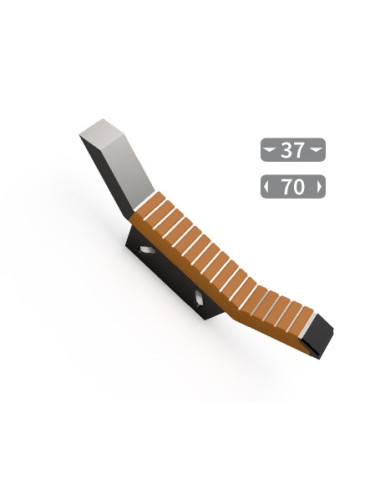 Sabot de décompacteur avec plaquettes carbure et rechargement, écartement 37 mm.