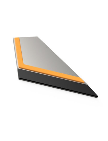 Aileron droite à souder avec plaquettes carbure et rechargement.