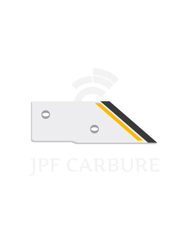 Aileron droite avec plaquettes carbure et rechargement pour décompacteur Sumo.