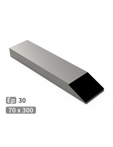Bec à souder avec plaquettes carbure, biseau 60 mm.