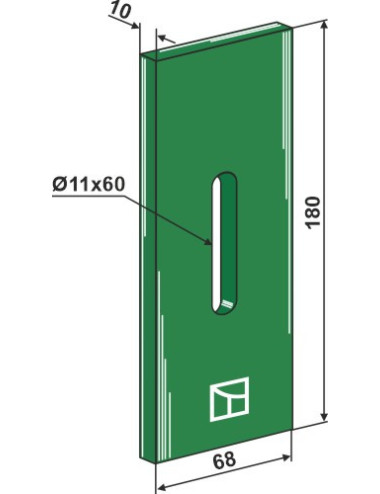 Racloir plastique Greenflex...