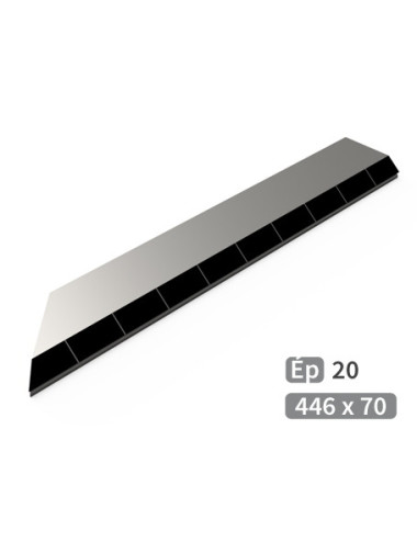 Mise de soc gauche à souder avec plaquettes carbure.