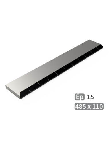 Mise de soc gauche à souder avec plaquettes carbure et rechargement.