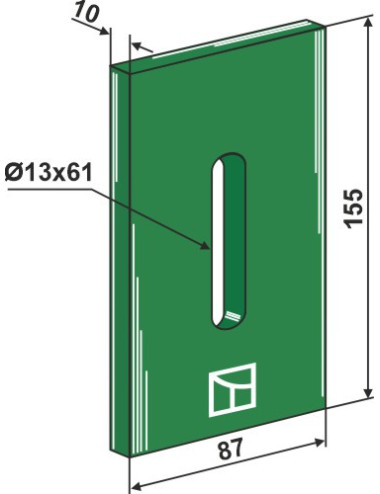 Racloir plastique Greenflex...