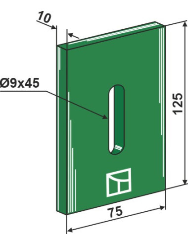 Racloir plastique Greenflex...