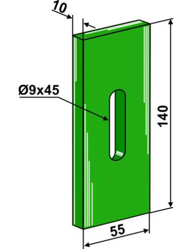 Racloir plastique Greenflex...