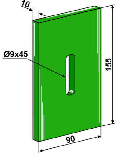 Racloir plastique Greenflex...