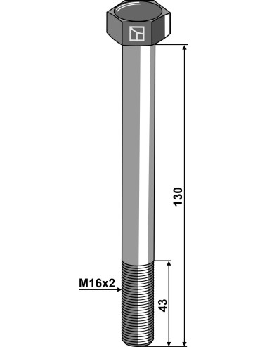 Boulon de sûreté M16 sans...