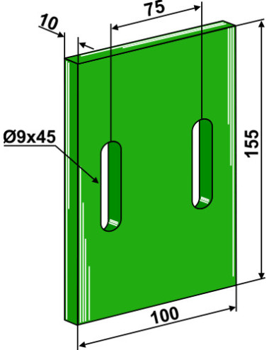 Racloir plastique Greenflex...