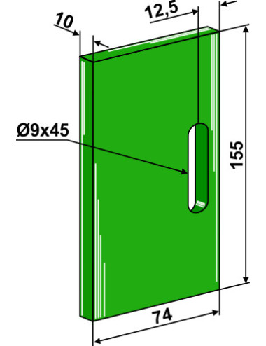 Racloir plastique Greenflex...