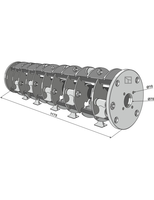 Rotor de débroussaillage