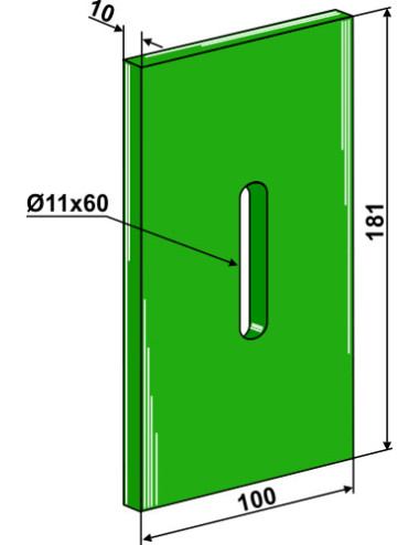 Racloir plastique Greenflex...