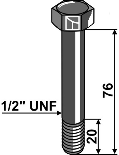 Boulon - 1/2''