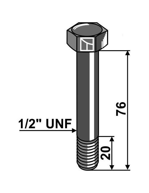 Boulon - 1/2''